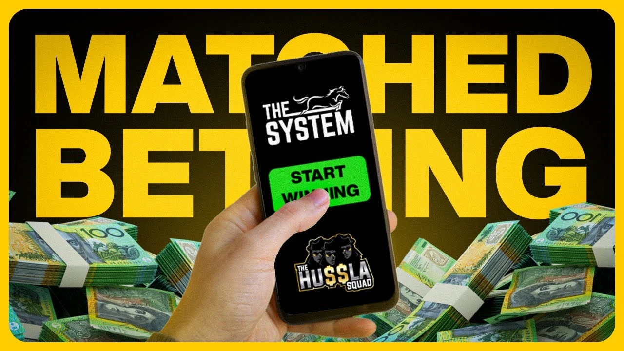 00:00 "Investors" vs matched bettors - who wins?
1:22 Free money is everywhere - push the buttons
2:08 Having "what it takes" 
03:24 Work full time and do matched betting 
04:25 If you can save money, you should be matched betting
  

GET INVOLVED NOW STOP WATCHING OTHERS MAKE MONEY

STOP LOSING ❌
START MAKING MONEY ✅ 

FREE MATCHED BETTING COURSE - http://bit.ly/45LJBUV

THE SYSTEM (horse system) - https://thesystemaus.com.au/

PLATINUM SQUAD (matched betting course and community) - https://www.thehusslasquad.com/courses/platinumAustralia

REFER A FRIEND PROGRAM (earn ongoing $$ from referrals) - https://thesystemaus.leaddyno.com/

All paid products come with a MONEY BACK GUARANTEE

DISCORD - https://discord.gg/rGtgE9DcUx 

BOOK A FREE CALL - https://bit.ly/3w2JeWI

Contact us - Best is via instagram 👇

Insta @thesystemaus: https://bit.ly/3e64IMl 

Email - contact@thesystemaus.com.au