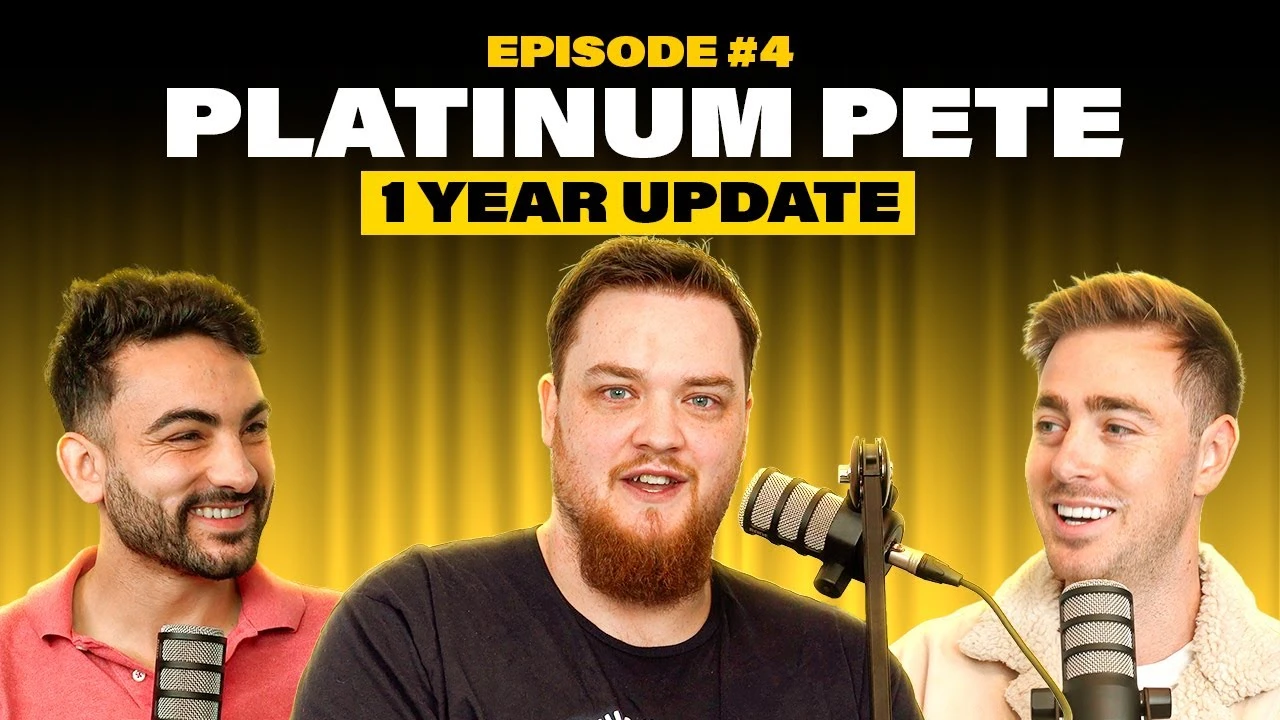 Pete reflects on his first 12 months and his $18k profit
Getting his Sportsbet account banned
Story of nearly being homeless 
His experience on the Sports System 
Tracking Nathan Brown’s tips 

Pete’s Sign up link - USE CODE “PETE” at checkout 
https://bit.ly/3El0jyR

Previous Podcasts 
DAY 1 - https://youtu.be/LOPQdubxxDI?si=LHfSgU1hOhRDvprG 
MONTH 1 - https://youtu.be/vfquERDIVfs?si=f_piysGs7Q5rRKPF 
MONTH 3 - https://youtu.be/0QGSINFe76I?si=P3jSpVuWVJVB_ORs 

00:00 Teaser
00:53 Pete’s first 12 months - $18k profit
04:00 The System profits 
05:00 When did profits start to compound
06:00 Fitting matched betting into your life
10:10 Pete’s cool story
11:30 Mug mindset
13:00 1500 out of 1900 tips 
13:50 Mentally burnt out
17:20 6 monthly OR monthly subscription? 
19:30 Getting accounts banned 
21:25 Swiftbet’s disgusting tactics
22:15 Getting banned cont.
24:30 JP clarifies Pete’s varying unit size 
27:30 Why his Sportsbet was banned
35:30 Advanced defence and sustainability 
36:30 Losing Sportsbet and still making another $11k 
37:40 ”Laundering” - DO NOT FOCUS ON IT
42:30 Platinum Squad efficiency with bonuses
44:00 Not making ”enough” in the first month
47:00 ZOOM OUT your focus
48:00 Stopping losing makes you money
50:00 Black Jack story
52:00 Losing days are so powerful 
53:30 The community support 
54:50 New discord is HUMMING
55:30 JP “YOU WILL NEVER KNOW EVERYTHING”
57:50 The Sports System 
1:00 Why The Sports System is PLATINUM ONLY
1:08 Question #1 - How we “fuck” the bookies
1:12 Facebook groups and betting IQ 
1:13:10 Question #2 - How to manage bankroll + when to withdraw
1:14:30 Pete almost homeless 
1:18:00 How to take profits out 
1:22:00 Question #3 - Tips for sustainability
1:24:30 Question #4 - Scaling
1:27:00 Why we personally don’t matched bet to a high level anymore
1:31:00 Question #5 - Actors playing System characters 
1:33:00 Nathan Brown’s embarrassing tips
1:38:00 Sportsbet’s genius tactics 
1:40:30 Pete gets triggered 
1:43:00 Pete’s final message
1:46:30 Use Pete’s link to sign up code PETE

Contact us - Best is via instagram 👇 
Insta @thesystemaus https://bit.ly/3e64IMl 

NEW DISCORD - https://discord.gg/snYqPWZrsZ 

The System: Website - thesystemaus.com.au 

What is The System? 6 min video - https://www.youtube.com/channel/UCs7dRipRc1kNg3sNTQ23rVQ 

FULL RESULTS - https://bit.ly/3S0hX0j 

The Hussla Squad Free Course - https://www.thehusslasquad.com/courses 

BOOK A FREE CALL - https://bit.ly/3w2JeWI 

2 WAY BONUS TURNOVER TUTORIAL - https://bit.ly/3Km1zE4