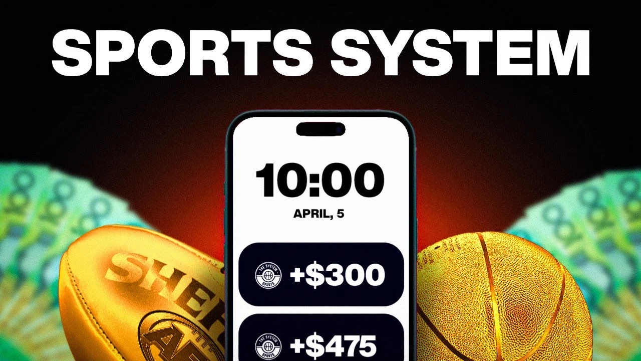 The Sports System is the product/service that PRINTS money for the 140+ members that are taking advantage of it. 

This video outlines: 
00:00 Why the Sports System exists
3:40 2023/24 Results
5:33 What is the Sports System
7:53 How to follow the Sports System
8:55 What you get on the Sports System
11:22 Requirements to join
12:18 How to join 
13:35 2024 - MAKE SHIT HAPPEN
16:52 Inspiration 
17:55 Members following the Sports System 

If you want to join the Sports System send a message to @thesystemsports2024 on telegram and we will send you a document to join. 

PLATINUM SQUAD MEMBERS ONLY. 

STOP LOSING ❌
START MAKING MONEY ✅ 

FREE MATCHED BETTING COURSE - http://bit.ly/45LJBUV

THE SYSTEM (horse system) - https://thesystemaus.com.au/

PLATINUM SQUAD (matched betting course and community) - https://www.thehusslasquad.com/courses/platinumAustralia

REFER A FRIEND PROGRAM (earn ongoing $$ from referrals) - https://thesystemaus.leaddyno.com/

All paid products come with a MONEY BACK GUARANTEE

DISCORD - https://discord.gg/rGtgE9DcUx 

BOOK A FREE CALL - https://bit.ly/3w2JeWI

Contact us - Best is via instagram 👇

Insta @thesystemaus: https://bit.ly/3e64IMl 

Email - contact@thesystemaus.com.au