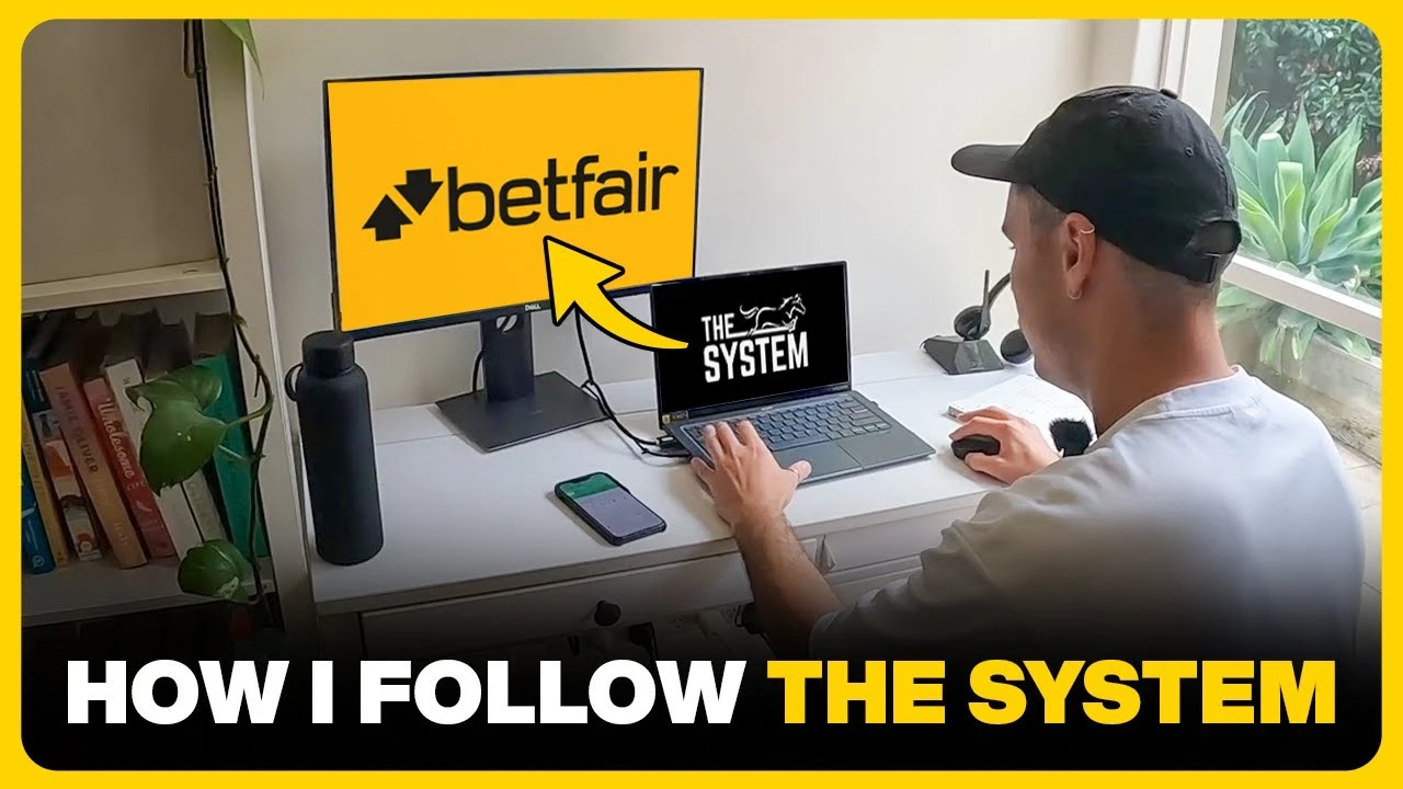 Marnus gives us some awesome insight into his process for following The System on a Saturday. After following for 12 months there's no doubt that the bloke is an absolute weapon and is highly efficient!

Full vlog available here:  https://youtu.be/rWa8eMKsDXs

STOP LOSING ❌
START MAKING MONEY ✅ 

FREE MATCHED BETTING COURSE - http://bit.ly/45LJBUV

THE SYSTEM (horse system) - https://thesystemaus.com.au/

PLATINUM SQUAD (matched betting course and community) - https://www.thehusslasquad.com/courses/platinumAustralia

REFER A FRIEND PROGRAM (earn ongoing $$ from referrals) - https://thesystemaus.leaddyno.com/

All paid products come with a MONEY BACK GUARANTEE

DISCORD - https://discord.gg/rGtgE9DcUx 

BOOK A FREE CALL - https://bit.ly/3w2JeWI

Contact us - Best is via instagram 👇

Insta @thesystemaus: https://bit.ly/3e64IMl 

Email - contact@thesystemaus.com.au